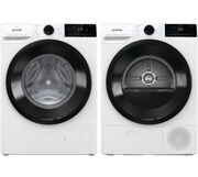 Комплект стиральной и сушильной машины Gorenje WNA84ACIS + DNA82