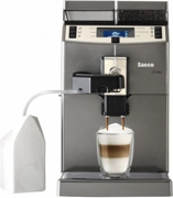 Кофемашина Saeco Lirika One Touch Cappuccino 9851/01 серебристый/черный