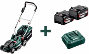 Аккумуляторная газонокосилка Metabo RM 36-18 LTX BL 36 2х5.2Ач+ASC 55 T0525